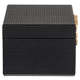 Opbergdoos Amal black/gold large