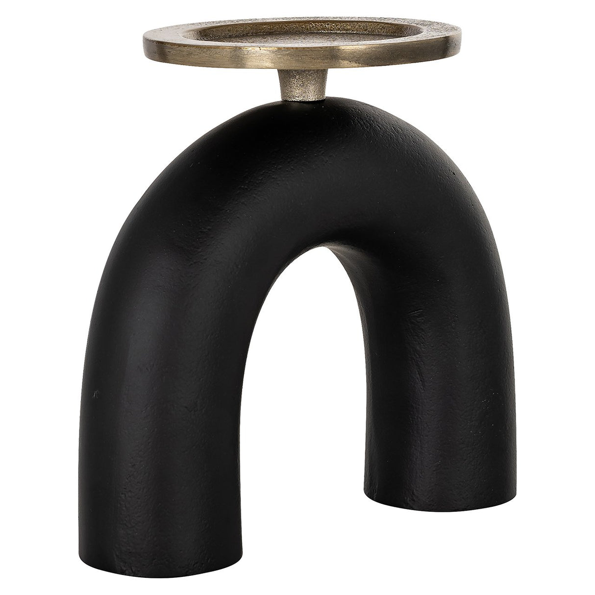 Kandelaar Livi klein (Black/gold) van Richmond Interiors – Luxe comfort op maat van PureWonen. Vraag naar de beste prijs.