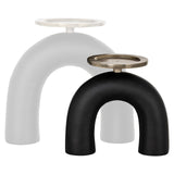 Kandelaar Livi klein (Black/gold) van Richmond Interiors – Luxe comfort op maat van PureWonen. Vraag naar de beste prijs.