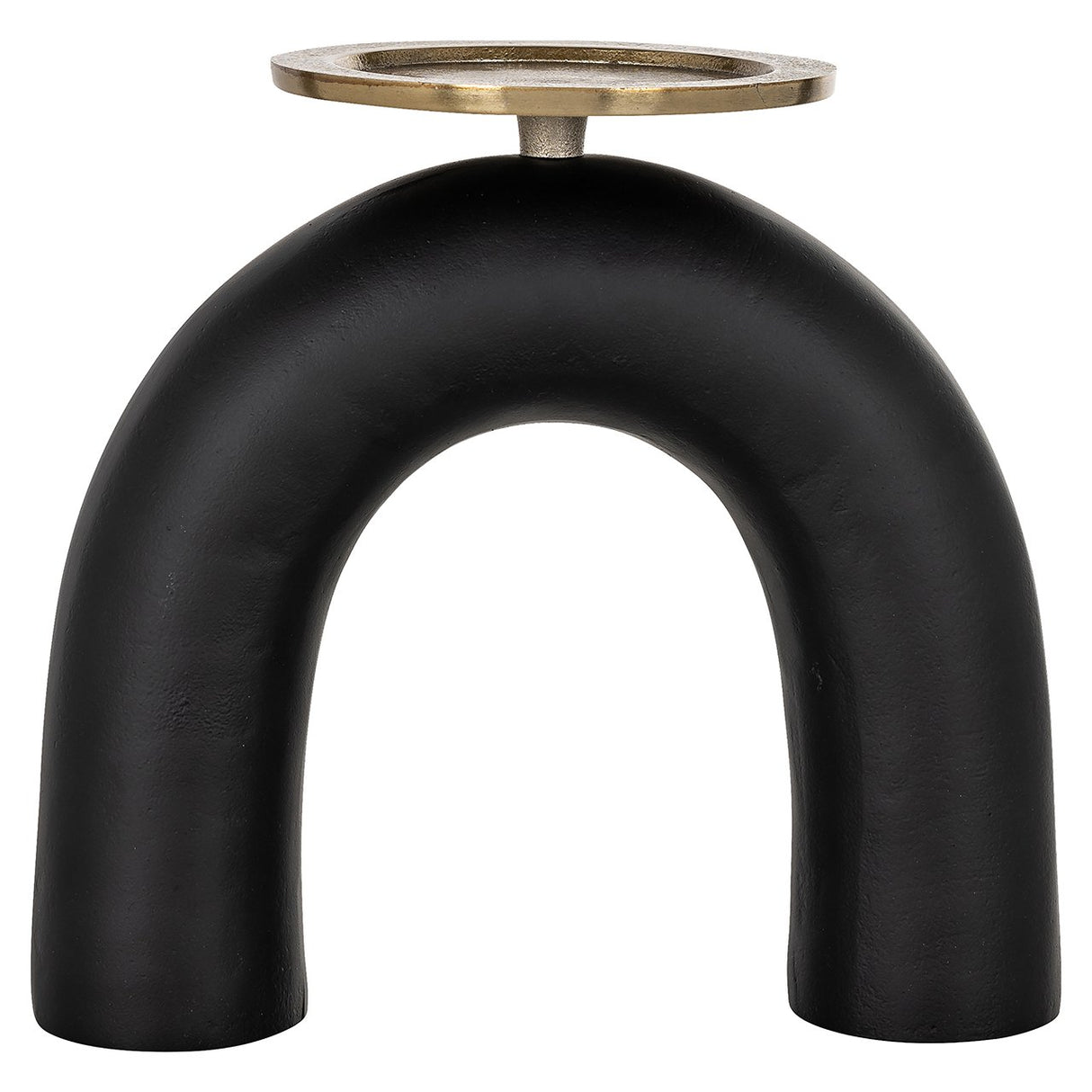 Kandelaar Livi groot (Black/gold) van Richmond Interiors – Luxe comfort op maat van PureWonen. Vraag naar de beste prijs.
