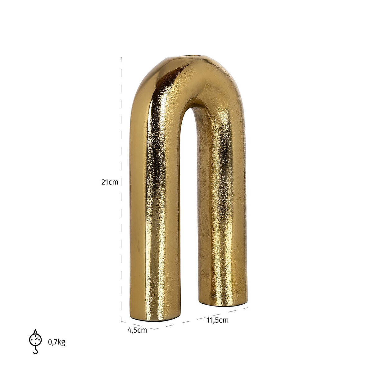 Kandelaar Rowin groot (Gold) van Richmond Interiors – Luxe comfort op maat van PureWonen. Vraag naar de beste prijs.