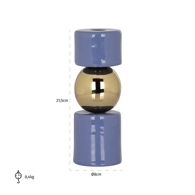 Kandelaar Febe (Purple) van Richmond Interiors – Luxe comfort op maat van PureWonen. Vraag naar de beste prijs.