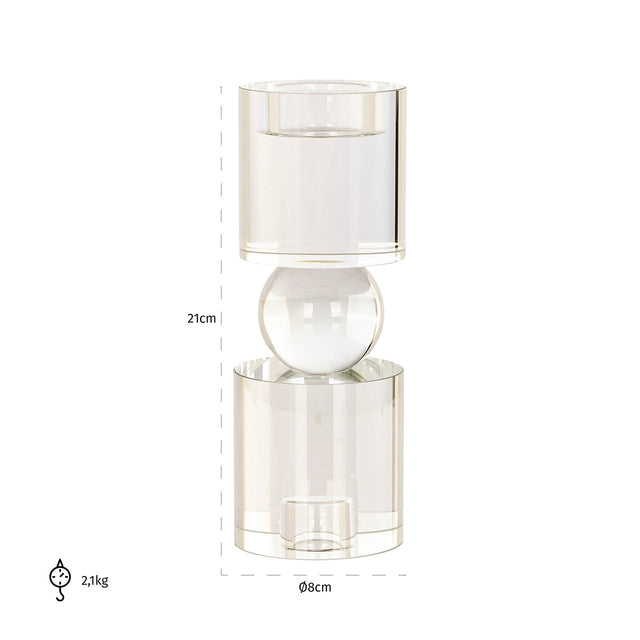 Kandelaar Zahra Kristal van Richmond Interiors – Luxe comfort op maat van PureWonen. Vraag naar de beste prijs.