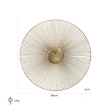 Klok Audrey (Gold) van Richmond Interiors – Luxe comfort op maat van PureWonen. Vraag naar de beste prijs.