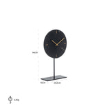 Klok Brett op standaard zwart (Black) van Richmond Interiors – Luxe comfort op maat van PureWonen. Vraag naar de beste prijs.