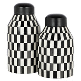 Pot Malou klein (Black/white) van Richmond Interiors – Luxe comfort op maat van PureWonen. Vraag naar de beste prijs.