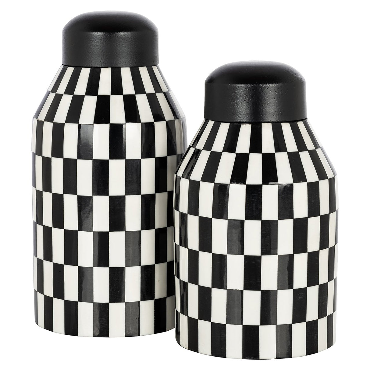 Pot Malou groot (Black/white) van Richmond Interiors – Luxe comfort op maat van PureWonen. Vraag naar de beste prijs.