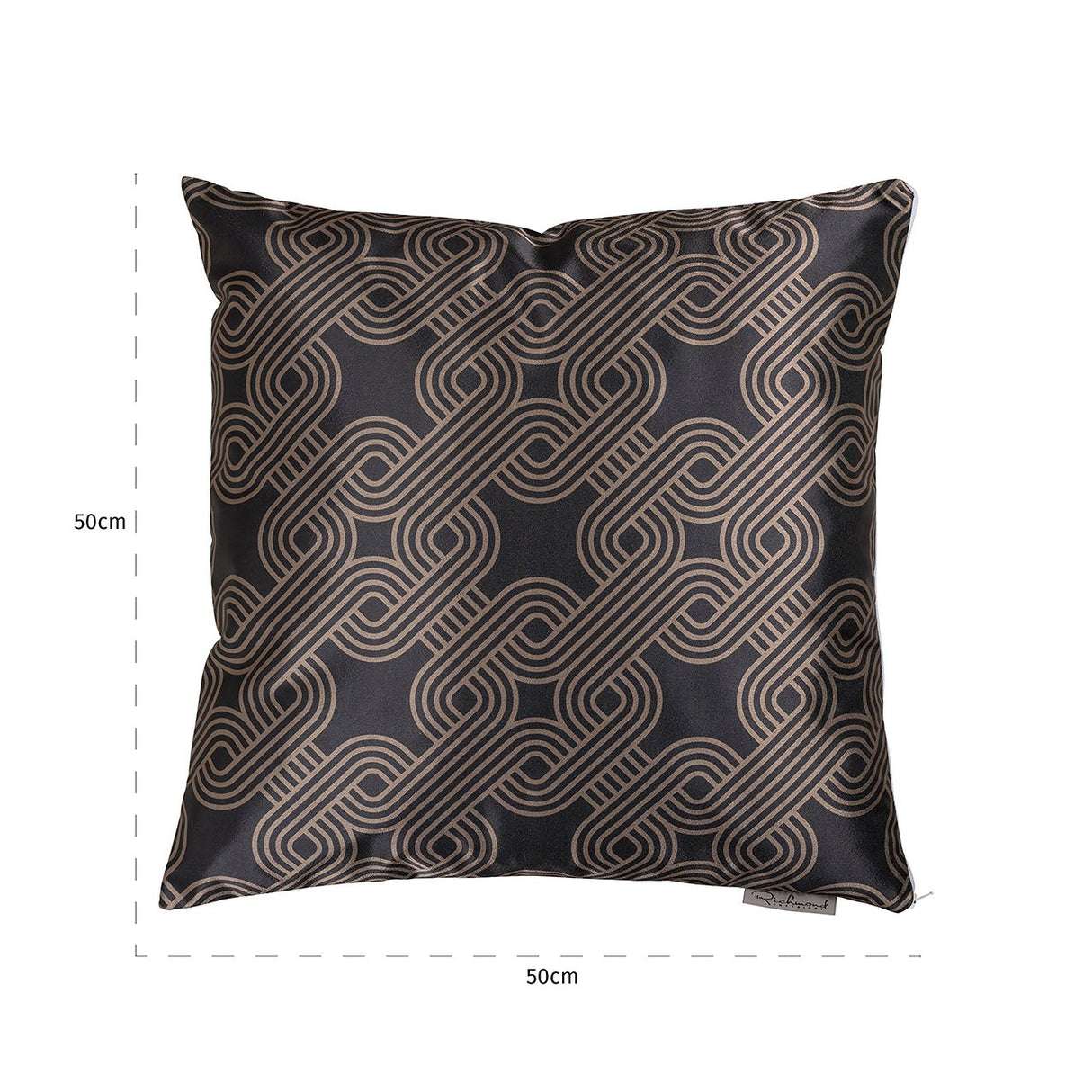 Kussen Meagan 50x50 (Monaco 23050 Chained Quadrant 75 - 8022 Twig) van Richmond Interiors – Luxe comfort op maat van PureWonen. Vraag naar de beste prijs.