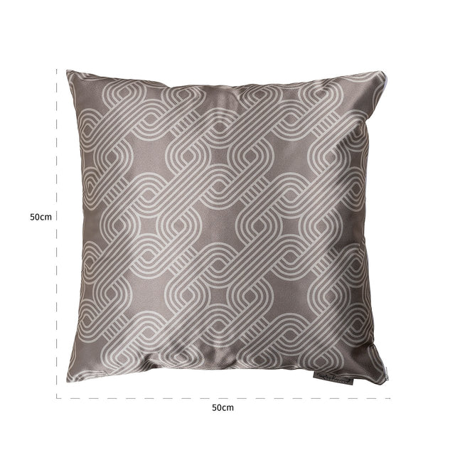 Kussen Mindy 50x50 (Monaco 23050 Chained Quadrant 75 - 0005 Cream) van Richmond Interiors – Luxe comfort op maat van PureWonen. Vraag naar de beste prijs.