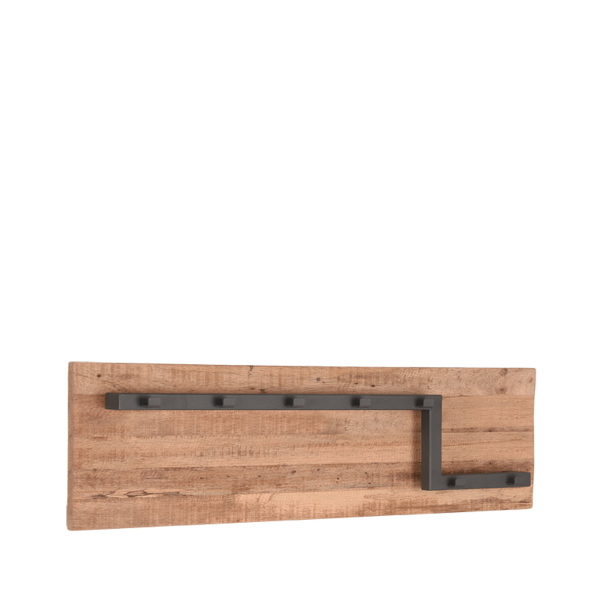 LABEL51 Kapstok Road - Burned Steel - Mangohout - L van LABEL51 – Luxe comfort op maat van PureWonen. Vraag naar de beste prijs.