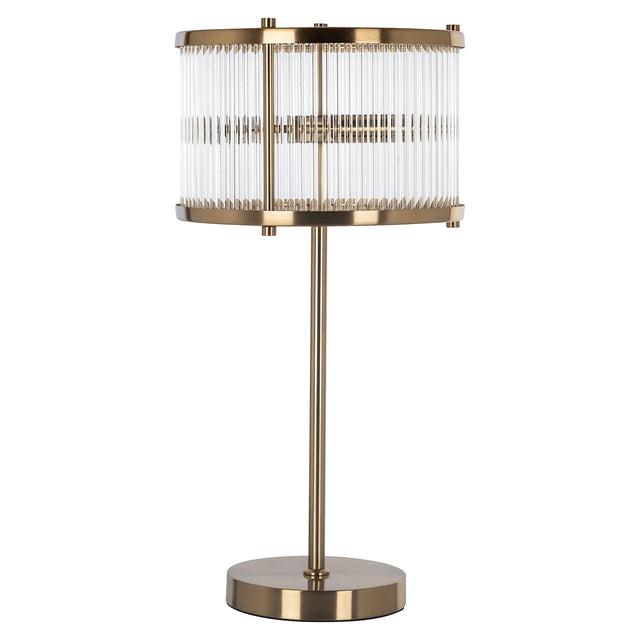 Tafellamp Loiza (Brushed Gold) van Richmond Interiors – Luxe comfort op maat van PureWonen. Vraag naar de beste prijs.