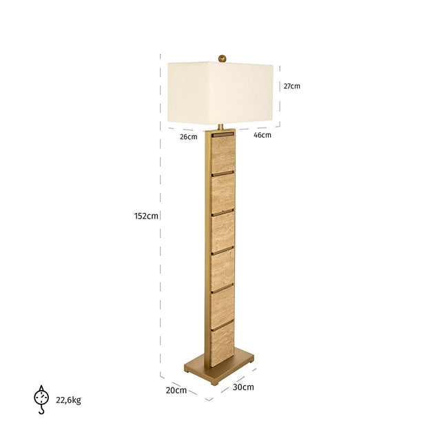 Vloerlamp Meyra van Richmond Interiors – Luxe comfort op maat van PureWonen. Vraag naar de beste prijs.