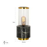 Tafellamp Conan (Black/gold) van Richmond Interiors – Luxe comfort op maat van PureWonen. Vraag naar de beste prijs.