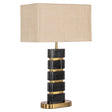 Tafellamp Levina incl. lampenkap (Black/gold) – Richmond Interiors