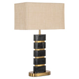 Tafellamp Levina incl. lampenkap (Black/gold) – Richmond Interiors