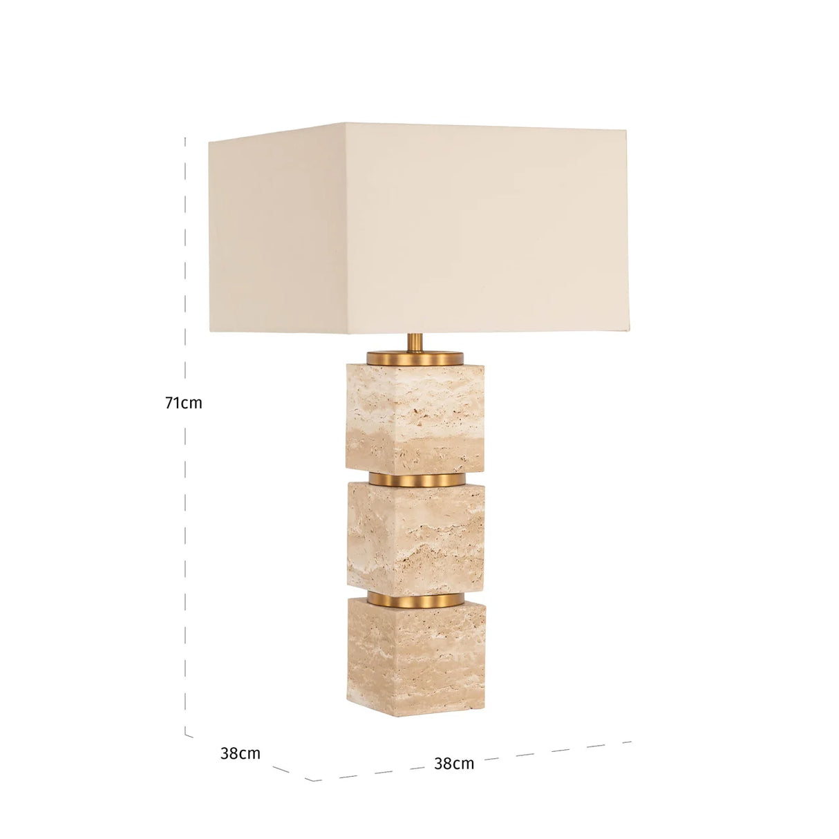 Tafellamp Jaella beige