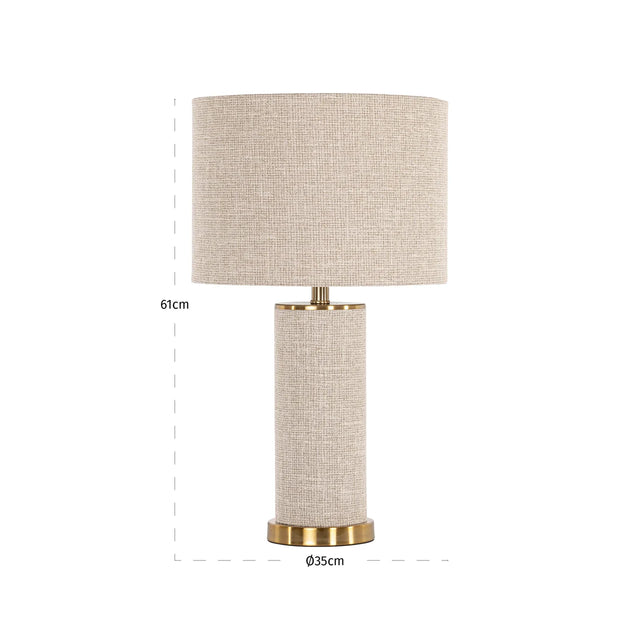 Tafellamp Joline beige