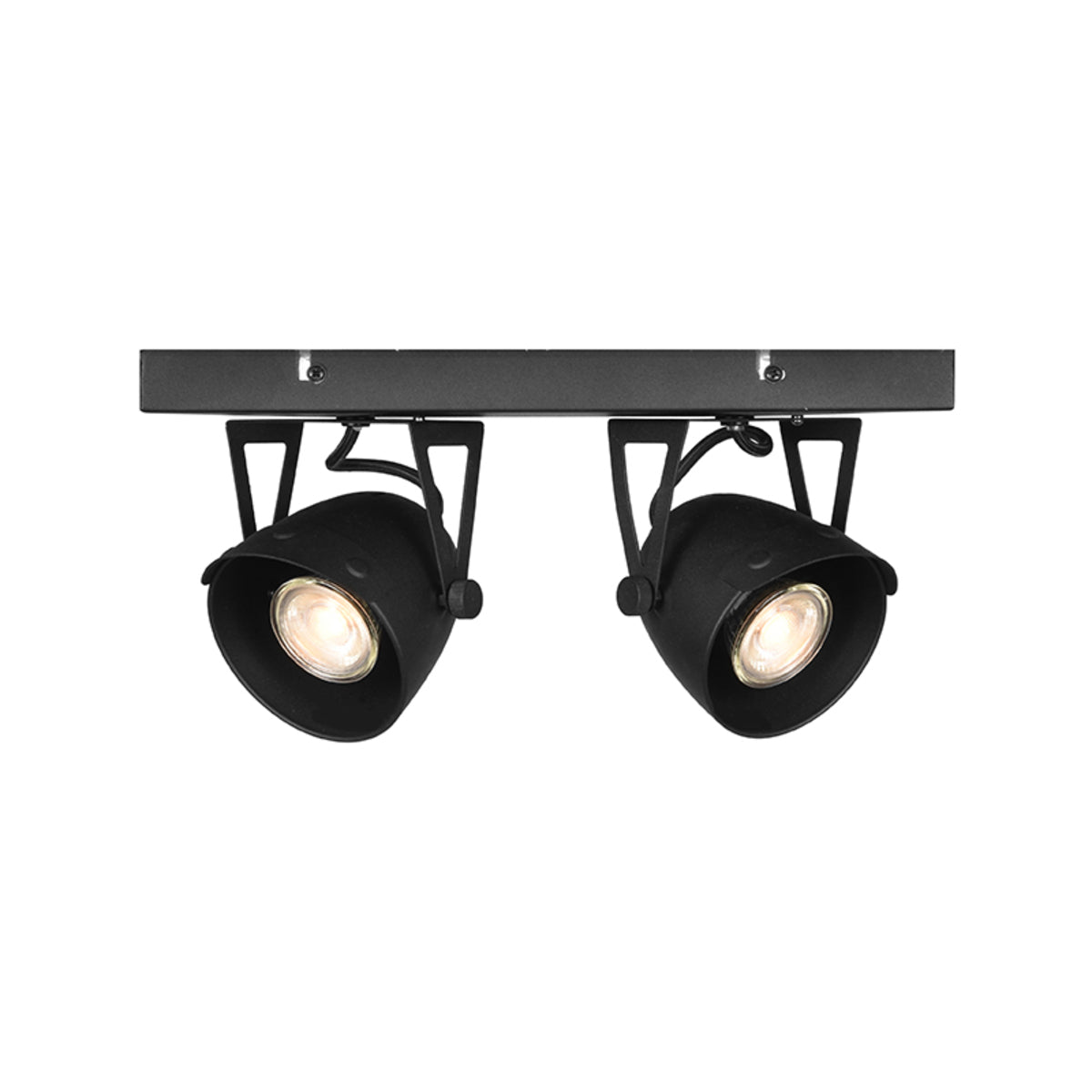 LABEL51 Spot Cap led - Zwart - Metaal - 2 Lichts van LABEL51 - laagste prijs offerte van PureWonen