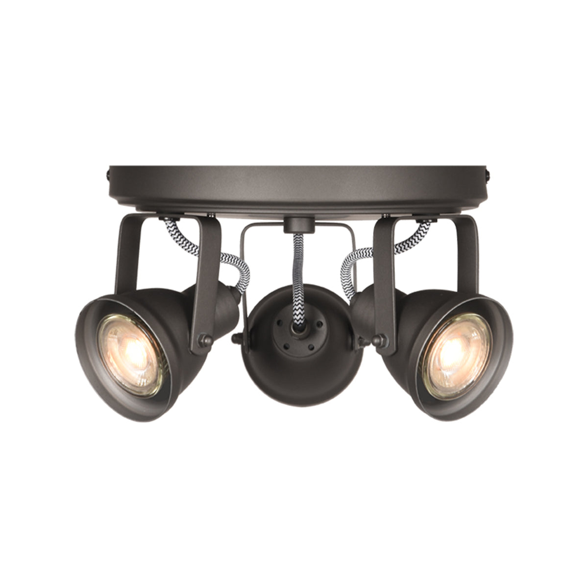 LABEL51 Spot Max led - Burned Steel - Metaal - 3 Lichts van LABEL51 - laagste prijs offerte van PureWonen