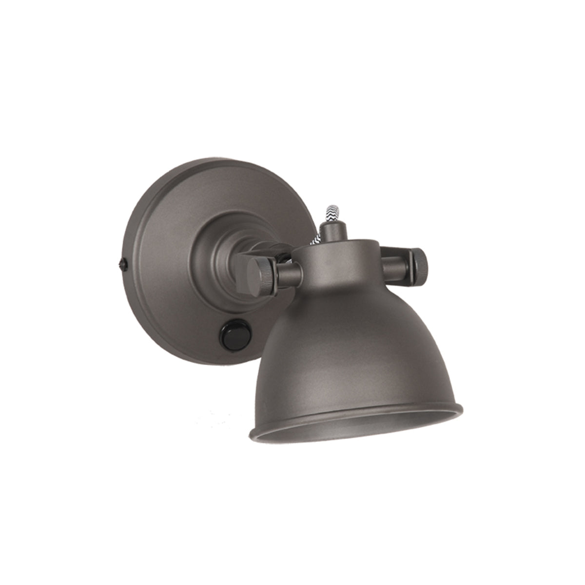LABEL51 Wandlamp Bow - Burned Steel - Metaal - M van LABEL51 – Luxe comfort op maat van PureWonen. Vraag naar de beste prijs.