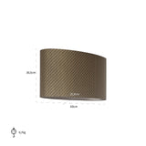 Lampenkap Geo ovaal (Donna-21056-Geo Classic Big 9999 Black) van Richmond Interiors – Luxe comfort op maat van PureWonen. Vraag naar de beste prijs.