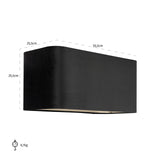 Lampenkap Maddy black velvet, rechthoekig (Black) van Richmond Interiors – Luxe comfort op maat van PureWonen. Vraag naar de beste prijs.
