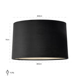 Lampenkap Maddy black velvet (Black) van Richmond Interiors – Luxe comfort op maat van PureWonen. Vraag naar de beste prijs.