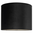 Lampenkap Maddy black velvet, cilinder (Black) van Richmond Interiors – Luxe comfort op maat van PureWonen. Vraag naar de beste prijs.