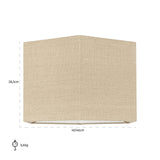 Lampenkap Sally sand linnen,  medium zeshoekig van Richmond Interiors – Luxe comfort op maat van PureWonen. Vraag naar de beste prijs.