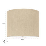 Lampenkap Sally sand linnen, medium (Sand) van Richmond Interiors – Luxe comfort op maat van PureWonen. Vraag naar de beste prijs.