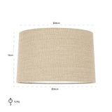 Lampenkap Sally sand linnen (Sand) van Richmond Interiors - laagste prijs offerte van PureWonen
