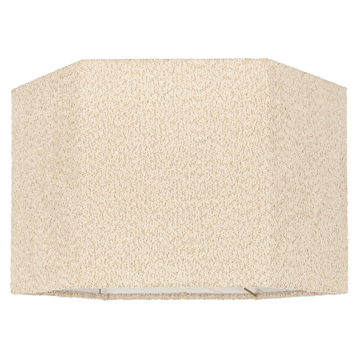 Lampenkap Miley sand bouclé, medium zeshoekig van Richmond Interiors – Luxe comfort op maat van PureWonen. Vraag naar de beste prijs.