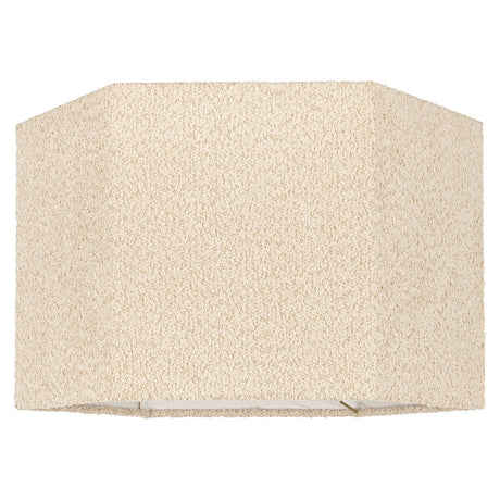 Lampenkap Miley sand bouclé, medium zeshoekig van Richmond Interiors – Luxe comfort op maat van PureWonen. Vraag naar de beste prijs.