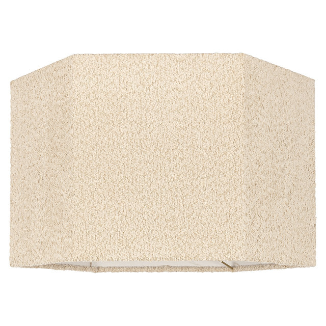 Lampenkap Miley sand bouclé, medium zeshoekig van Richmond Interiors – Luxe comfort op maat van PureWonen. Vraag naar de beste prijs.