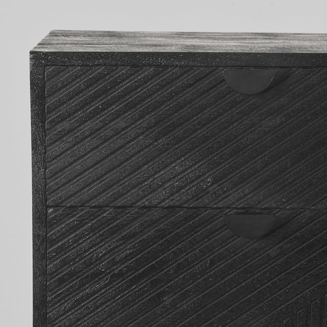LABEL51 Ladekast Cotia - Zwart - Mangohout - Ladekast van LABEL51 – Luxe comfort op maat van PureWonen. Vraag naar de beste prijs.