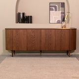 LABEL51 Dressoir Oliva - Walnoot - Eiken - Dressoir 220 cm van LABEL51 – Luxe comfort op maat van PureWonen. Vraag naar de beste prijs.