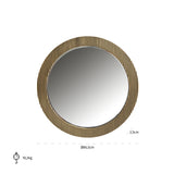 Spiegel Ironville 86Ø (Gold) van Richmond Interiors – Luxe comfort op maat van PureWonen. Vraag naar de beste prijs.