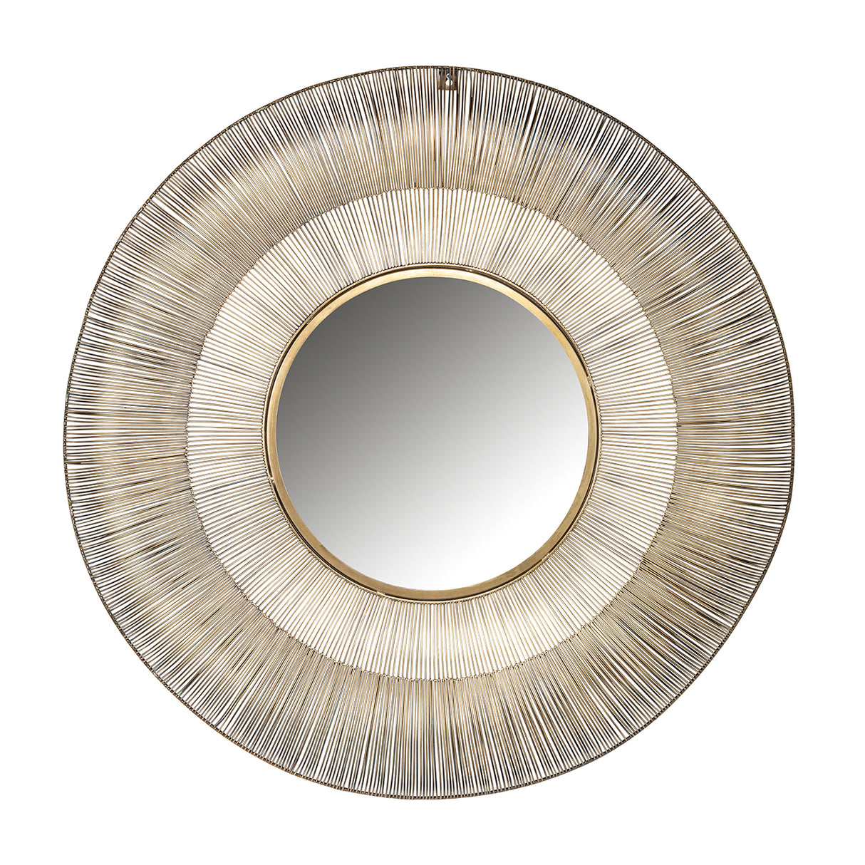 Spiegel Aliza 100Ø (Brushed Gold) van Richmond Interiors – Luxe comfort op maat van PureWonen. Vraag naar de beste prijs.