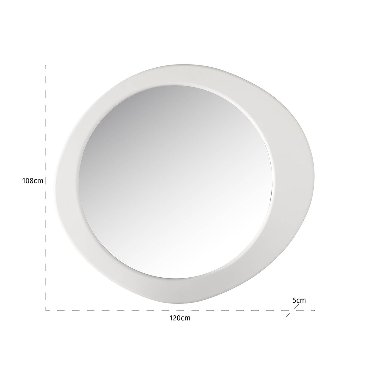 Spiegel Bloomstone (White) van Richmond Interiors – Luxe comfort op maat van PureWonen. Vraag naar de beste prijs.
