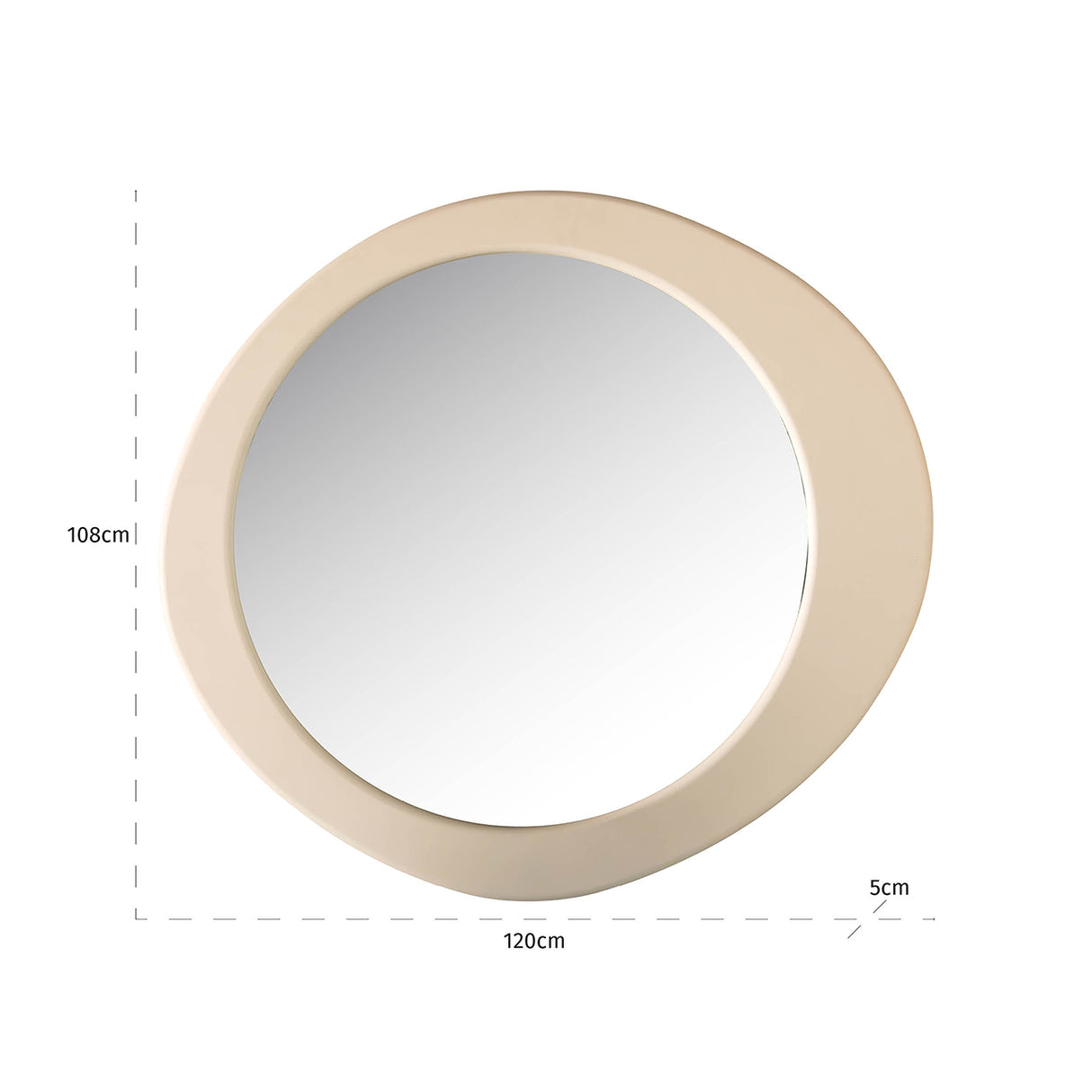 Spiegel Clayton (Beige) van Richmond Interiors – Luxe comfort op maat van PureWonen. Vraag naar de beste prijs.