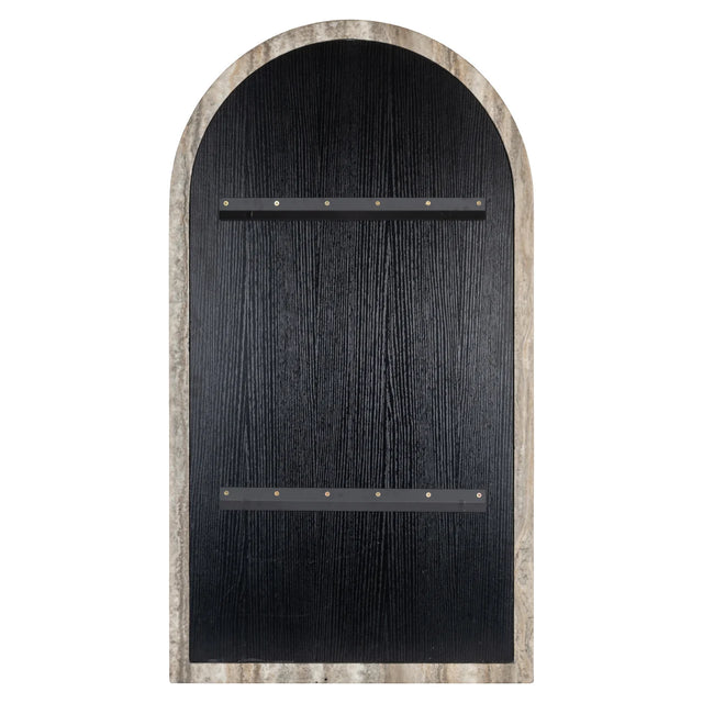 Spiegel Calvo grey faux travertine