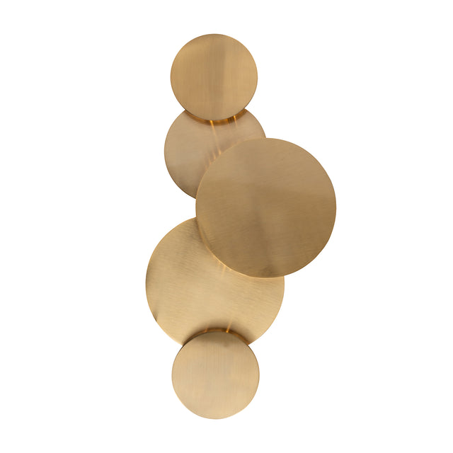 Wandlamp Collin (Brushed Gold) van Richmond Interiors – Luxe comfort op maat van PureWonen. Vraag naar de beste prijs.