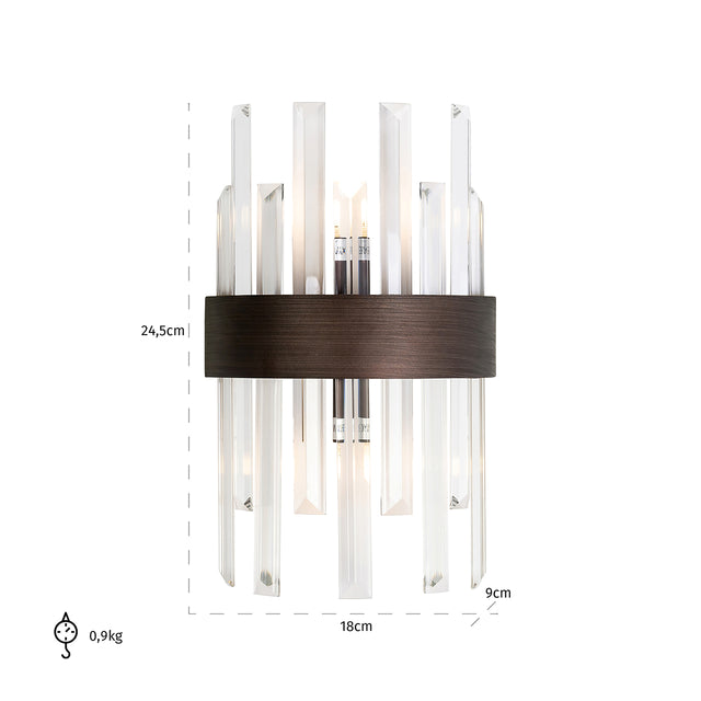 Wandlamp Avan (Bronze) van Richmond Interiors – Luxe comfort op maat van PureWonen. Vraag naar de beste prijs.
