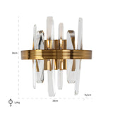 Wandlamp Brigh (Gold) van Richmond Interiors – Luxe comfort op maat van PureWonen. Vraag naar de beste prijs.