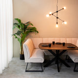 LABEL51 Eetkamerbank Modula - Naturel - Boucle - 2-Zits van LABEL51 – Luxe comfort op maat van PureWonen. Vraag naar de beste prijs.