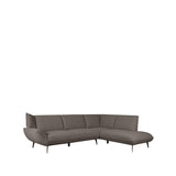 LABEL51 Hoekbank Pesaro - Bruin - Boucle - Rechts van LABEL51 – Luxe comfort op maat van PureWonen. Vraag naar de beste prijs.