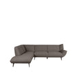 LABEL51 Hoekbank Pesaro - Bruin - Boucle - Links van LABEL51 - laagste prijs offerte van PureWonen