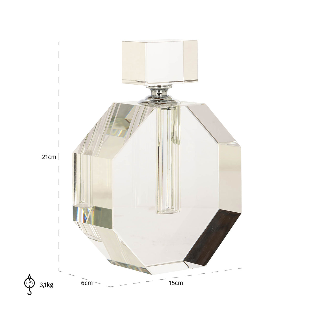 Parfumfles Crystal van Richmond Interiors – Luxe comfort op maat van PureWonen. Vraag naar de beste prijs.