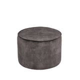 LABEL51 Poef Tibo - Antraciet - Velours van LABEL51 – Luxe comfort op maat van PureWonen. Vraag naar de beste prijs.