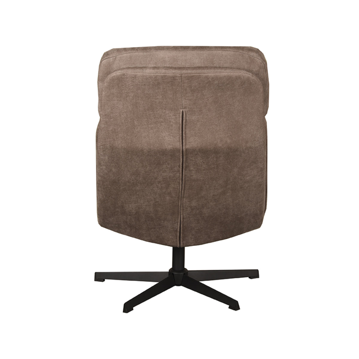 LABEL51 Fauteuil Alvar - Taupe - Micro Suede - Excl. Hocker van LABEL51 - laagste prijs offerte van PureWonen